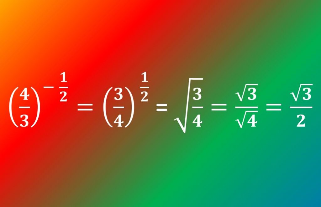 Fractional indices example