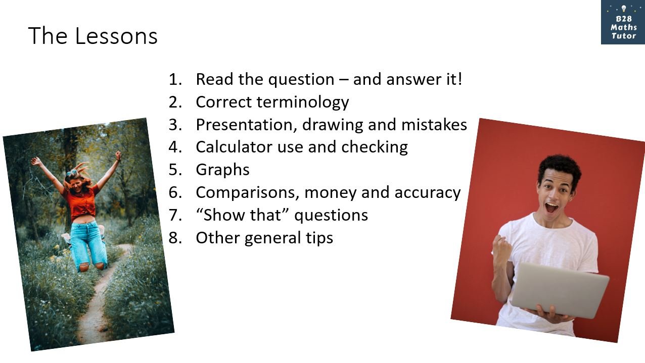 Exam skills for GCSE Maths: maximise your marks | B28 Maths Tutor