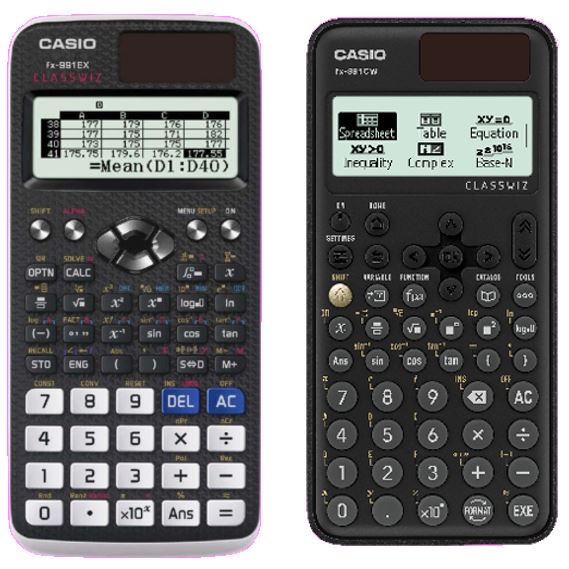 A-level models side by side