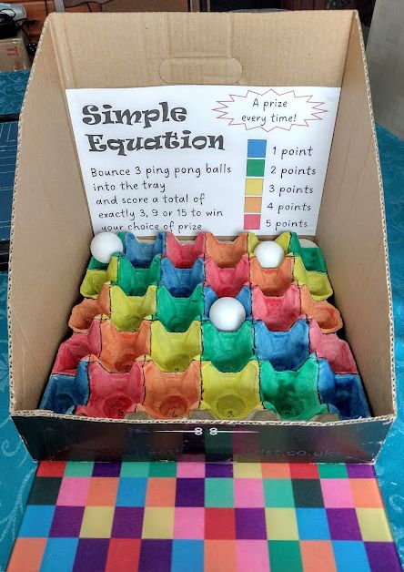"Simple equation" carnival game